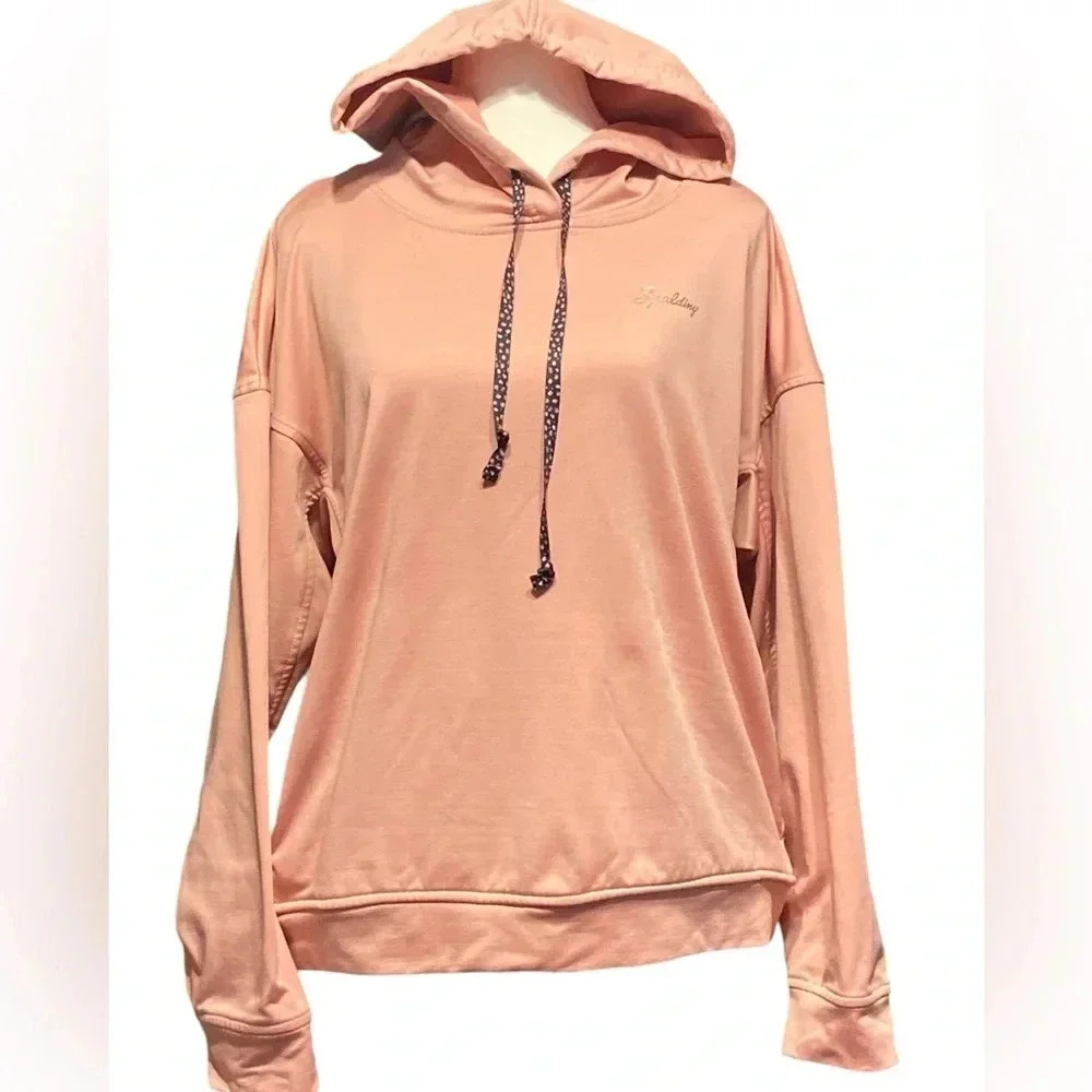 Pink spalding hoodie size XL​